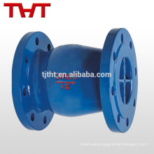 Energy conservation noise elimination silent cone check valve